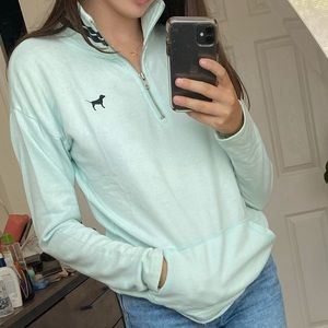 VS PINK Quarter-Zip Sweatshirt